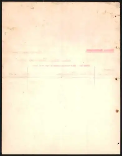 Rechnung Herford 1908, Quentin & Sellwig, Buchdruckerei und Papierhandlung, Verlag der Herforder Zeitung, Geschäftshaus