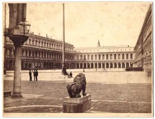 Fotografie unbekannter Fotograf, Ansicht Venedig, Piazza S. Marco