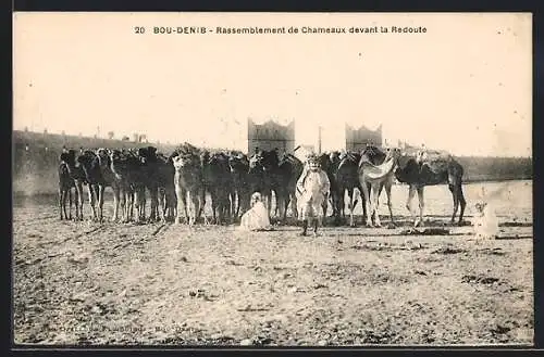 AK Bou-Denib, Rassemblement de Chameaux devant la Redoute