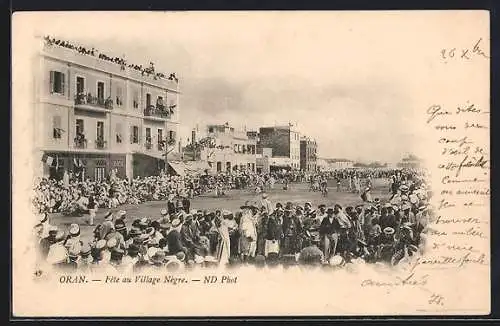 AK Oran, Fete au Village Nègre