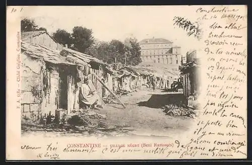 AK Constantine, Village Negre, Beni Ramasses