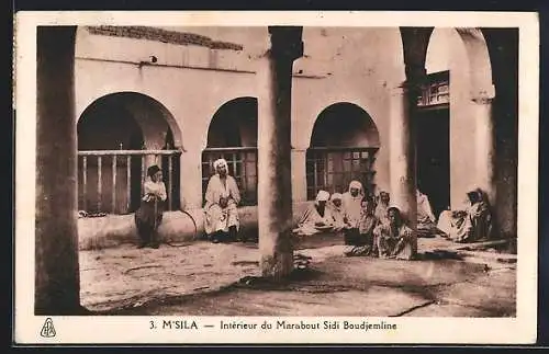 AK M`Sila, Interieur du Marabout Sidi Boudjemline