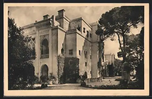 AK Alger, Le Palais d`Eté de M. le Gouverneur Général, Face Sud