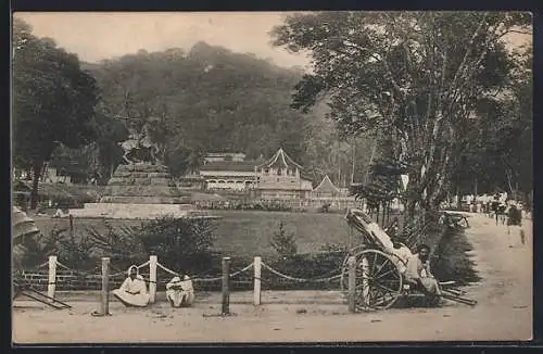 AK Kandy, The Esplanade, showing Temple of the Tooth