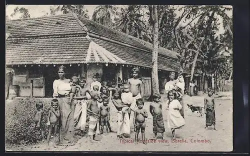 AK Colombo, Borella, Typical Roadside View