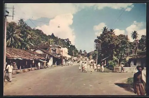 AK Ceylon, A Hillside Town