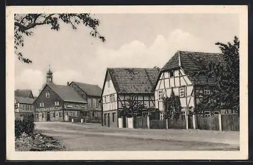 AK Rottleberode /Harz, 1901, Fachwerk, Gasthaus zur Post