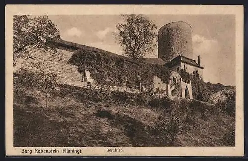 AK Burg Rabenstein /Fläming, Der Bergfried