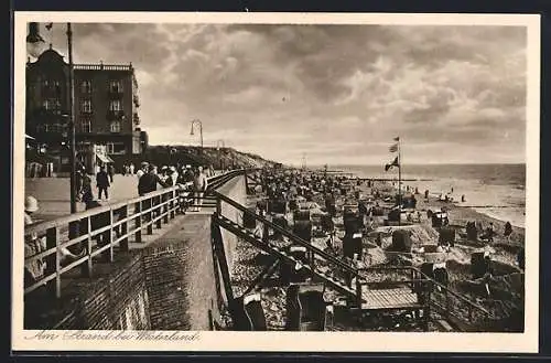 AK Westerland /Sylt, Strandleben