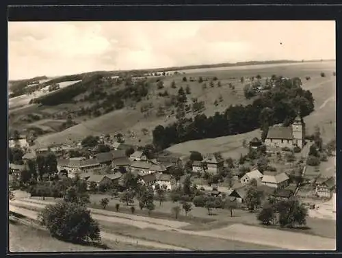 AK Ottendorf /Stadtroda, Ortsansicht aus der Vogelschau