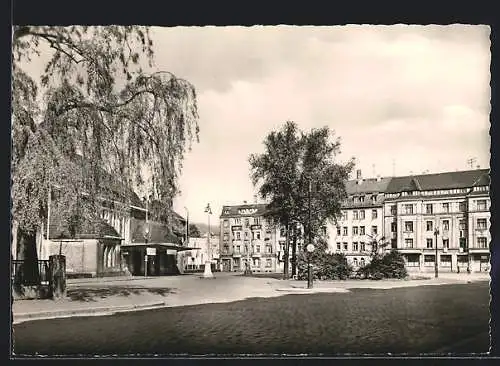 AK Gera, Südbahnhof am Sachsenplatz