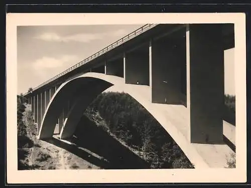 AK Dresden, Teufelstalbrücke an der Autobahn nach Eisenach
