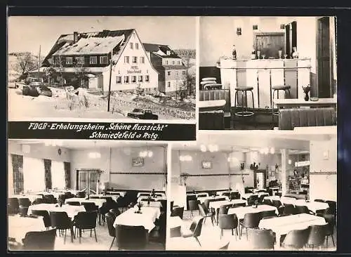 AK Schmiedefeld a. Rstg., FDGB-Erholungsheim Schöne Aussicht