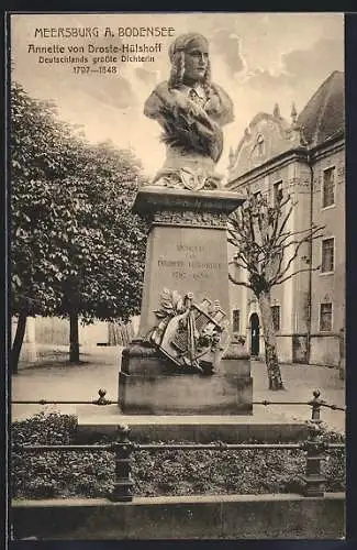 AK Meersburg, Annette von Droste-Hülshoff-Denkmal