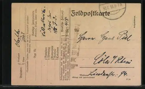 Künstler-AK Handgemalt: Stadt mit Festung