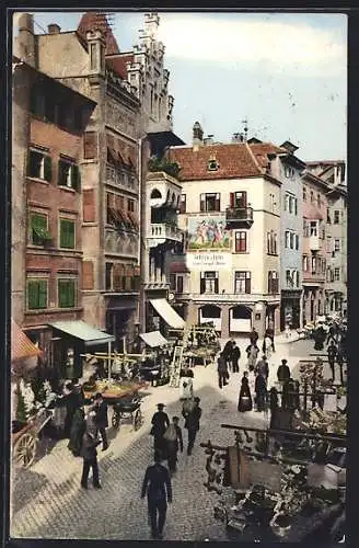 AK Bozen, Der Obst-Markt gg. das Torgglhaus