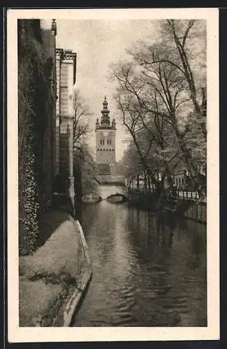 AK Danzig, Blick auf St. Katharinen