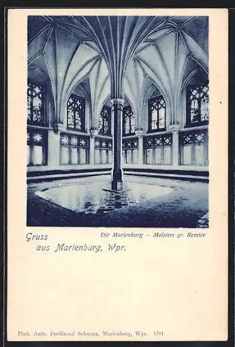 AK Marienburg / Malbork, Meisters gr. Remter