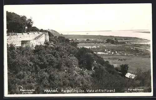 AK Paraná, Parque Urquiza, Vista al Rio Paraná