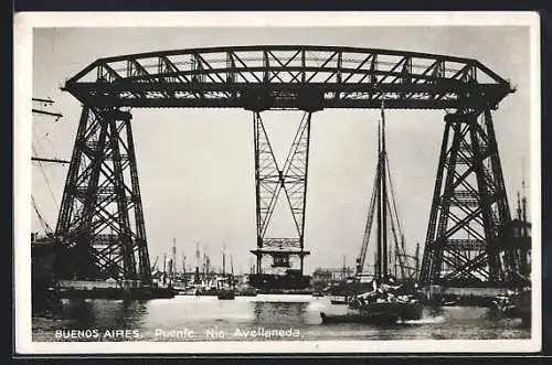 AK Buenos Aires, Puente Nic. Avellaneda