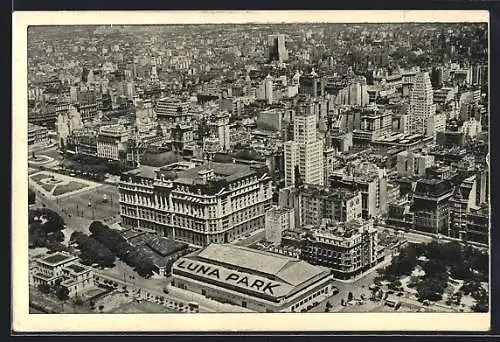 AK Buenos Aires, Luna Park, Vista panorámica de la Ciudad