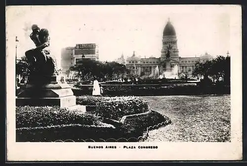 AK Buenos Aires, Plaza Congresso con fuentes