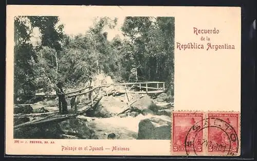 AK Misiones, Paisaje en el Iguazú