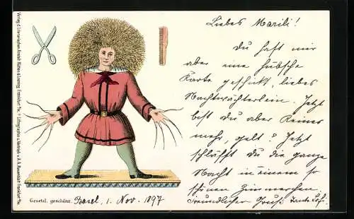 Künstler-AK Struwwelpeter, Kinderbuch von H. Hoffmann