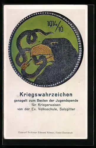 AK Salzgitter, Nagelung eines Kriegswahrzeichens zum Besten der Jugendspende für Kriegerwaisen der Ev. Volksschule