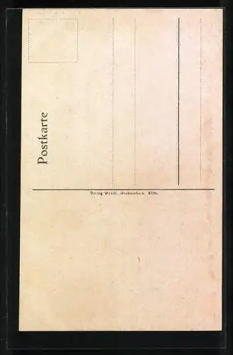 AK Zehlendorf, Nagelung eines Kriegswahrzeichens zum Besten der Jugendspende für Kriegerwaisen vom Ober-Lyzeum 1916