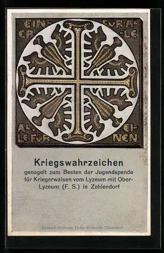 AK Zehlendorf, Nagelung eines Kriegswahrzeichens zum Besten der Jugendspende für Kriegerwaisen vom Lyzeum