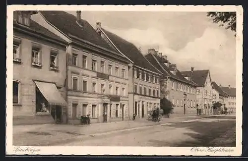 AK Spaichingen, Partie an der Oberen Hauptstrasse