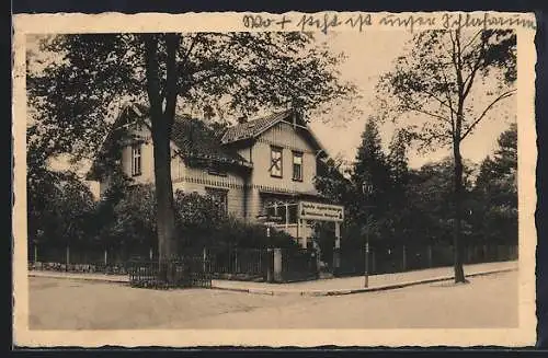 AK Wernigerode-Hasserode, Hotel Mittelelbehaus in der Friedrichstrasse 53