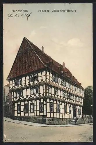 AK Hildesheim, Pensionat Mensching-Sieburg