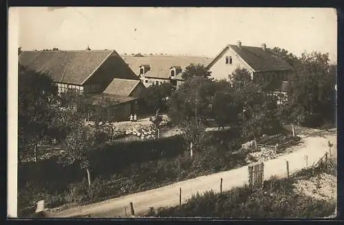 Foto-AK Volzum, Gehöft Schweinhagen