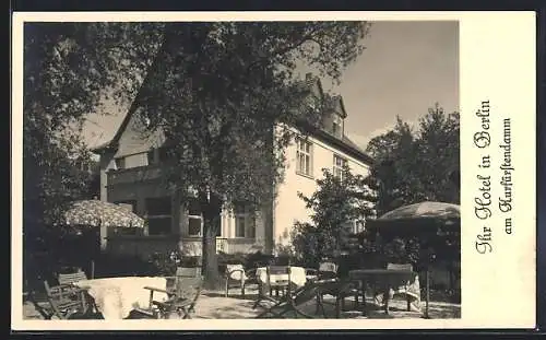 AK Berlin-Wilmersdorf, Hotel Haus Ravensburg, Hotelpension Wachtel, Münstersche Strasse 11