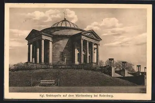 AK Rotenberg / Stuttgart, Kgl. Grabkapelle auf dem Württemberg