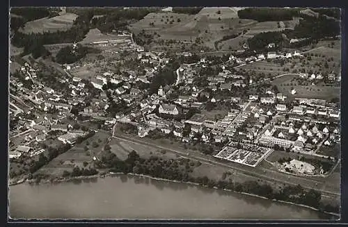 AK Murg a. Rhein, Ortsansicht vom Flugzeug aus