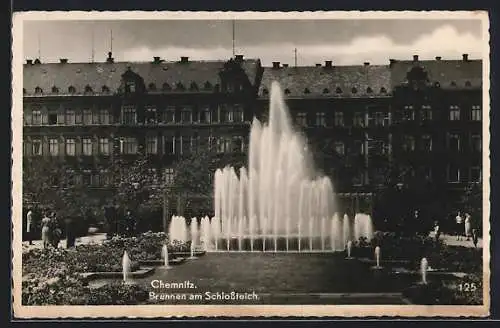 AK Chemnitz, Brunnen am Schlossteich