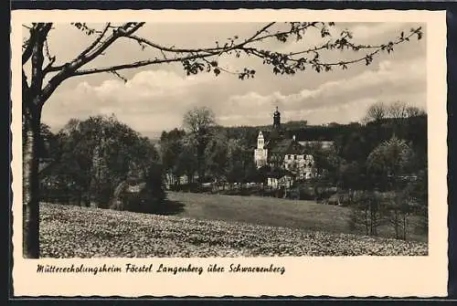 AK Förstel /Langenberg, Müttererholungsheim am Waldrand