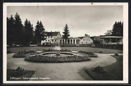 AK Villingen /Schwarzwald, Brunnen im Kurgarten