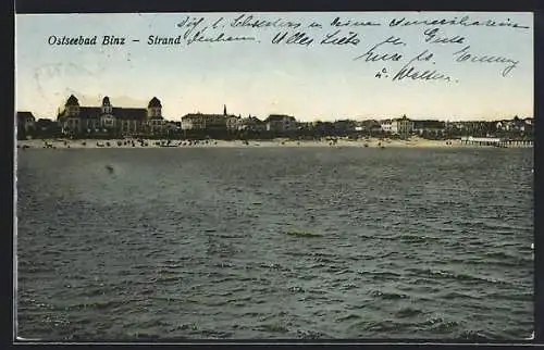 AK Binz, Blick auf den Strand