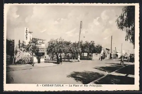 AK Casbah-Tadla, La Place et Rue Principale