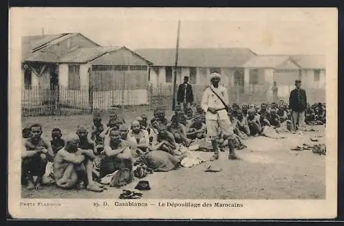 AK Casablanca, Le Dépouillage des Marocains