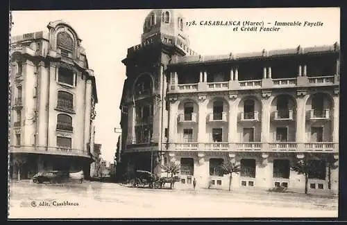 AK Casablanca, Immeuble Fayolle et Crédit Foncier