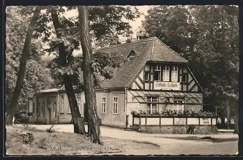 AK Bad Saarow-Pieskow, Gaststätte Pechhütte am Waldrand