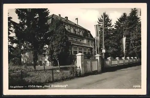 AK Neuglobsow, FDGB-Heim Haus Brandenburg