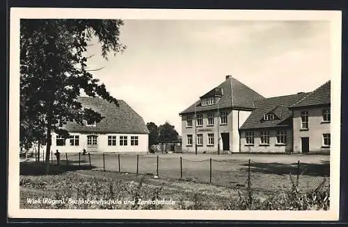 AK Wiek /Rügen, Zentralschule und Bezirksberufsschule