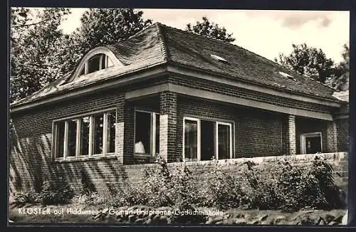 AK Kloster auf Hiddensee, Gerhart-Hauptmann-Gedächtnishalle