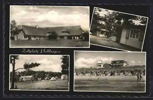 AK Bollhagen, Zeltplatz und Strand